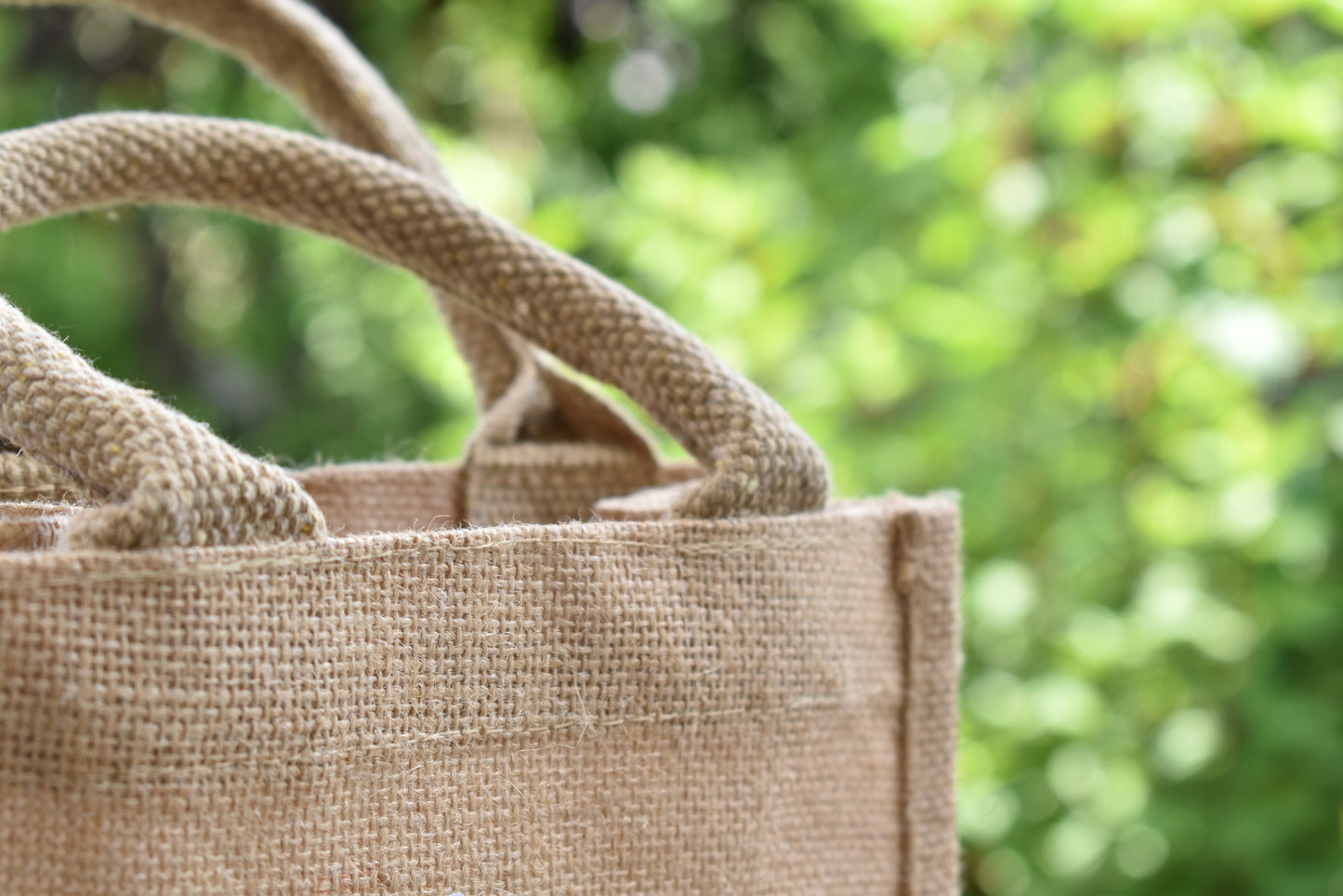 Personalisierbare Geschenktasche mit der Aufschrift "Alles Gute", Naturell